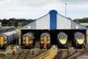 Southeastern trains in sidings at Ramsgate station in Kent 