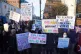 Members of the Royal College of Nursing (RCN) on the picket 
