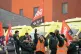 Ambulance workers on the picket line outside the Donnington 
