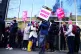 University and College Union (UCU) members on the picket lin