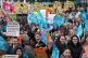 Protesters from the National Education Union (NEU), Trades U