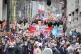 Protesters during the Protect The Right To Strike march in L
