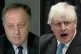 BBC chairman Richard Sharp (left) and Boris Johnson