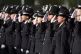 New police recruits during a passing-out parade at Hendon Po