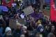 People in the centre of Dublin take part in a march to mark 