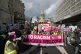 People march towards Downing Street in London to demonstrate