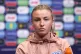 England's Leah Williamson during a joint press conference he