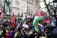 Demonstrators march through London, during an Al-Quds Day ra