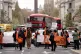 Just Stop Oil protesters as they take part in a slow march p