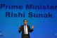 Prime Minister Rishi Sunak speaking on the first day of the 