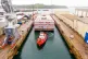 
The Bibby Stockholm accommodation barge arrives into Falmo