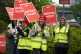 Members of the Public and Commercial Services union (PCS) on