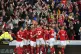Barnsley's Liam Kitching celebrates scoring their side's fir