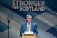 Depute leader Keith Brown on stage at the SNP independence c