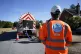 Thames Water delivering a temporary water supply from a tank