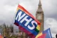 NHS workers on the picket line outside St Thomas' Hospital, 