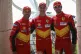Alessandro Pier Guidi, James Calado, and Antonio Giovinazzi