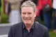Labour leader Sir Keir Starmer at Selby football club, North