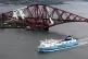A view from the top of the Forth Road Bridge of Norfolkline'