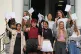 Students at Brighton Girls school in Brighton, East Sussex, 