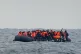 A group of people thought to be migrants crossing the Channe