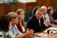 Labour leader Sir Keir Starmer during the first meeting of h