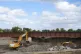 HS2 contractors excavating an area below a newly replaced se