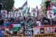 Protesters during a March for Palestine in London, October 1