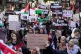 People take part in a demonstration in support of Palestine 