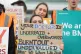 Junior doctors and medical consultants on the picket line ou