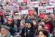 People take part in a Scottish Palestine Solidarity Campaign