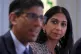 Prime Minister Rishi Sunak and (then) Home Secretary Suella 