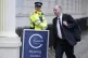 Chief medical officer Sir Chris Whitty arrives to give a sta