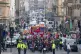 People take part in the annual Scottish Trades Union Congres