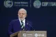 President of Brazil Luiz Inacio Lula da Silva addresses the 