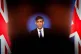 Prime Minister Rishi Sunak during a press conference in the 