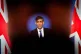 Prime Minister Rishi Sunak during a press conference in the 