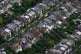 An aerial view of terraced housing