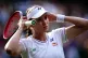 Elena Rybakina reacts during her match against Barbora Krejc