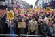 Demonstrators at an anti-racism protest in Walthamstow, Lond