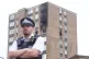 The scene following a fire in a tower block in Catford, sout