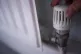 The temperature control of a radiator in a home