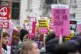 People join civil society groups led by Stand Up To Racism d