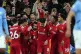 Liverpool's Mohamed Salah celebrates scoring their side's se