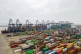 Thousands of shipping containers at the Port of Felixstowe i