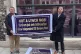 Abuse survivor Craig Freedman (right) outside Church House i