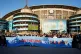 Manchester City fans hold a banner in protest of ticket rese