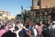 Scenes from anti-government demonstrations in the city of At