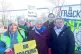 Former Green Party leader Natalie Bennet joins protesters ne