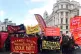 Supporters of Labour Against Racism And Fascism on a demonst